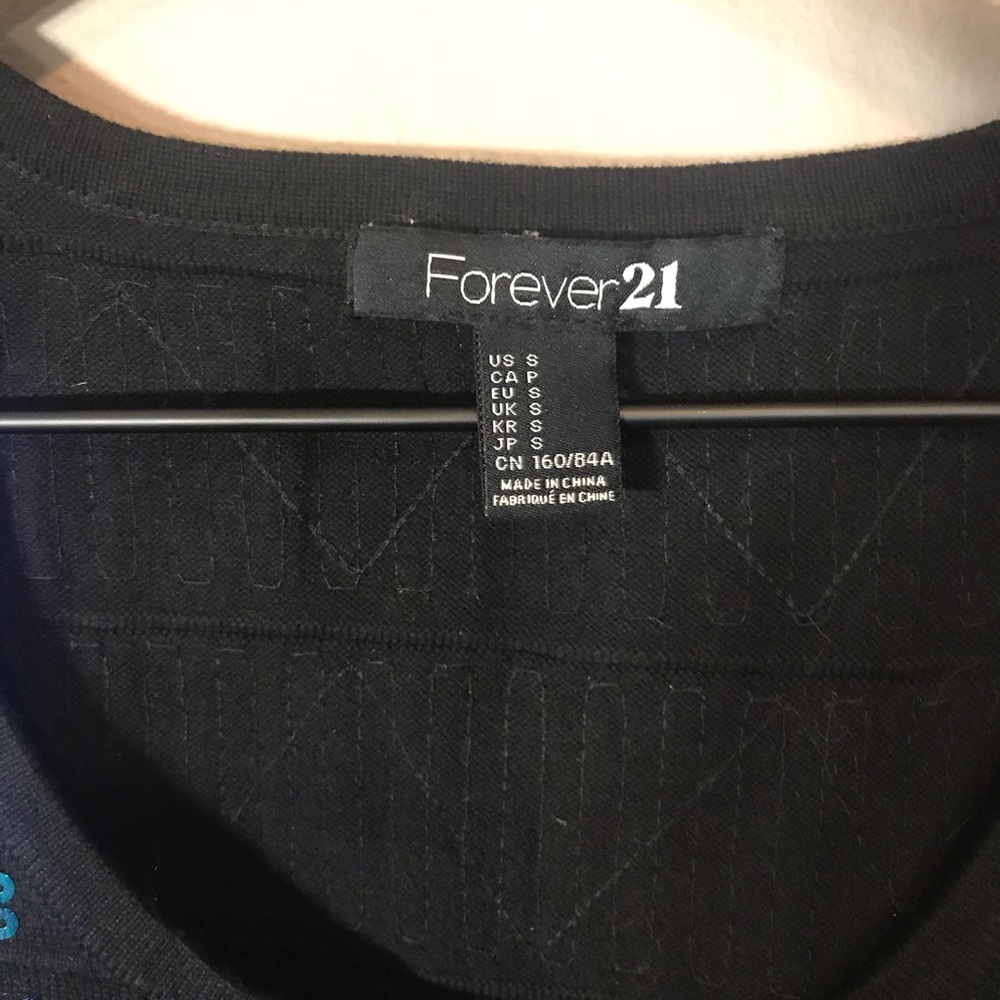 Super cute Forever 21 Cobalt and Teal Sequin dress - Picture 2 of 5